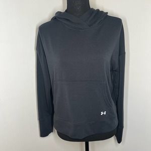 Under Armour Black Athletic Loose Casual Hoodie Sweatshirt Women’s Size Small